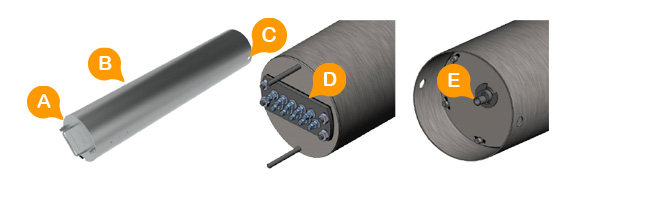 Datapaq Rotating Thermal Barrier features